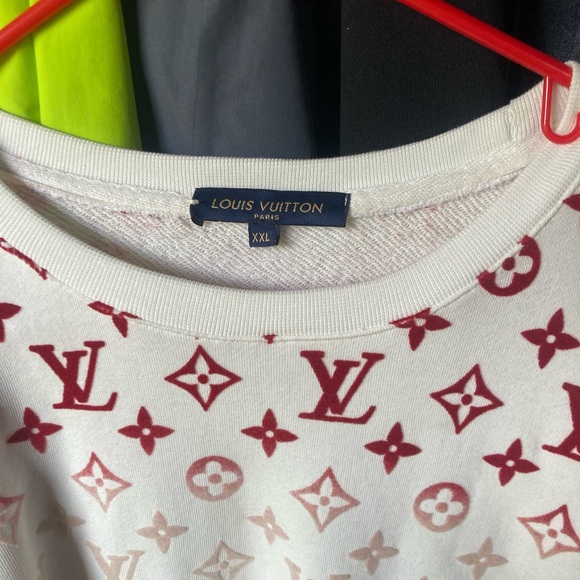 Louis Vuitton White and Red Monogram Top - Picture 2 of 3